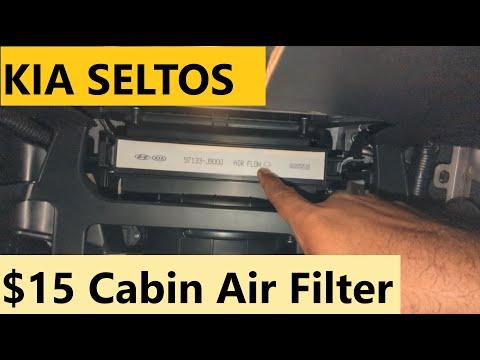 How to Replace the Cabin Air Filter on a 2021 Kia Seltos (Glove Box Method)