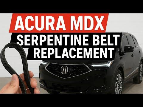 How to Replace the Serpentine Belt on a 2018 Acura MDX (Step-by-Step Guide)
