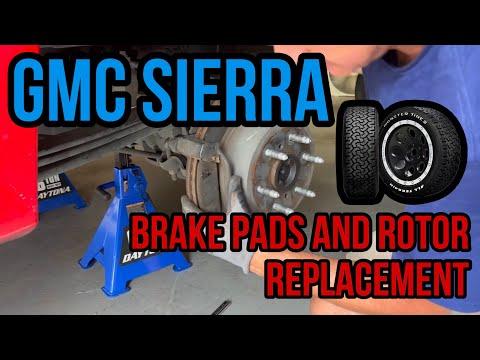 How to replace 2012 GMC Sierra rear brake pads and rotors