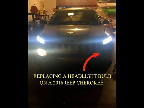 How to Replace Both Headlight Bulbs on a 2016 Jeep Cherokee (Low Beam)