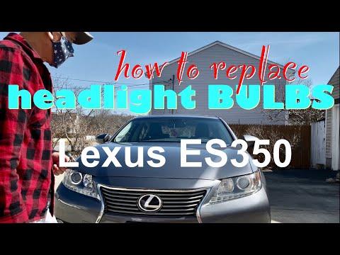 Lexus es350 headlight bulbs replacement