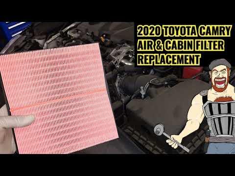 How to Replace the Cabin Air Filter on a 2020 Toyota Camry