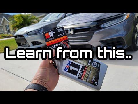 How to Change Engine Oil & Oil Filter on a 2019 Honda Insight (0W-20)