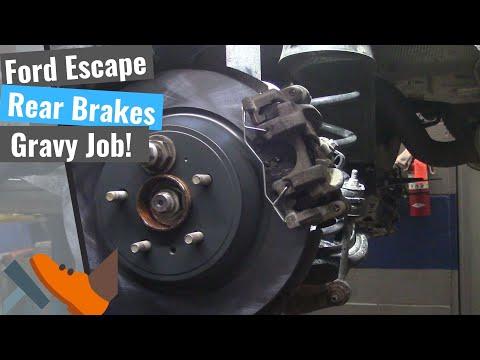How to Replace Rear Brake Pads & Rotors on a 2022 Ford Escape (EPB Service Mode)
