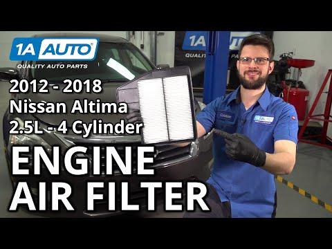 How to Replace Engine Air Filter 2012-2018 Nissan Altima