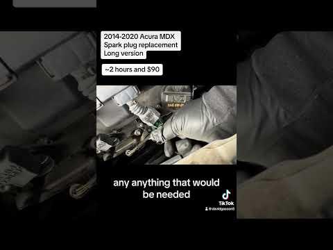 How to Replace Spark Plugs on a 2018 Acura MDX (Front & Rear Bank Intake Removal)