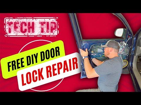 Free DIY Repair... 2012 Toyota Tacoma Door Lock Actuator Fix