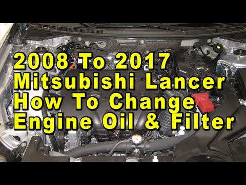 How to Change Engine Oil & Replace the Oil Filter on a 2016 Mitsubishi Lancer
