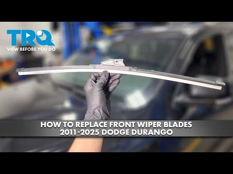 How to Replace Front Wiper Blades 2011-2025 Dodge Durango