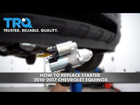 How to Replace the Starter Motor on a 2014 Chevrolet Equinox
