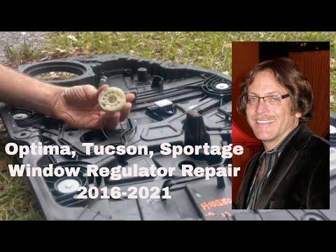 Optima, Sportage, Tucson or Sonata Regulator Gear Replacement Window Regulator