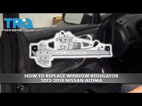 How to Replace Rear Window Regulators on a 2013 Nissan Altima
