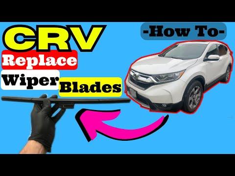 How to Replace Front Windshield Wipers on a 2017-2022 Honda CR-V