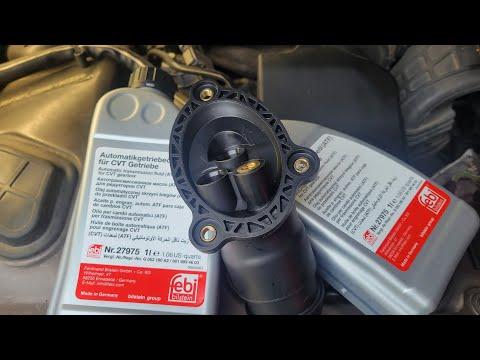 2011 Audi A4 2.0T CVT transmission fluid and filter replace / add.