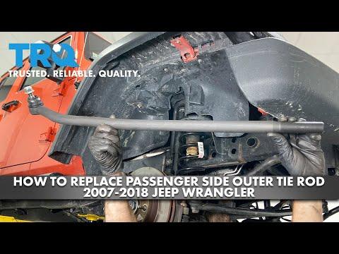 How to Replace Passenger Side Outer Tie Rod 2007-2018 Jeep Wrangler