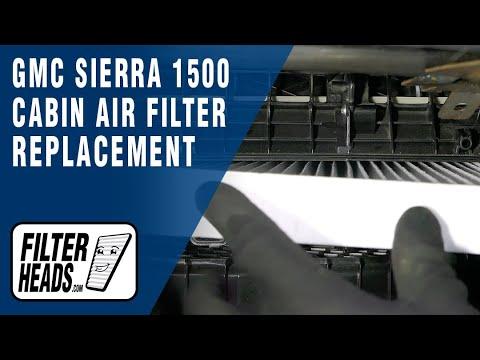 How to Replace the Cabin Air Filter in a 2014-2018 GMC Sierra 1500 (Engine: V8 6.2L)
