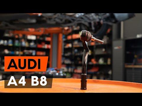 How to change tie rod end / track rod end on Audi A4 B8 Saloon [TUTORIAL AUTODOC]