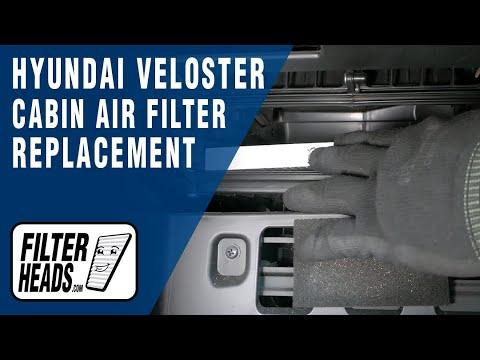 How to Replace Cabin Air Filter 2016 Hyundai Veloster | AQ1118