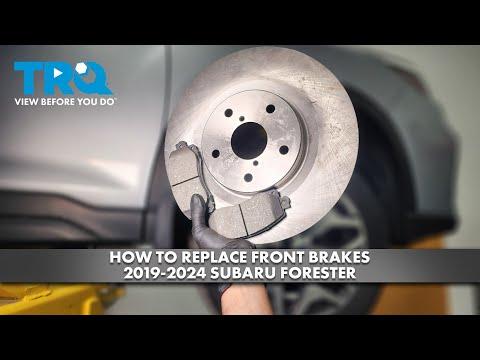 How to Replace Front Brake Pads and Rotors on a 2019-2024 Subaru Forester (Trim: Limited)
