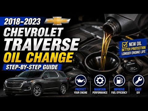 How to Change the Oil and Filter on a 2011-2023 Chevrolet Traverse 3.6L V6 (Engine: V6 3.6L)