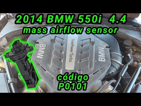 2014 BMW 550i Cómo cambiar el Sensor MAF o mass air flow sensor Código P0101