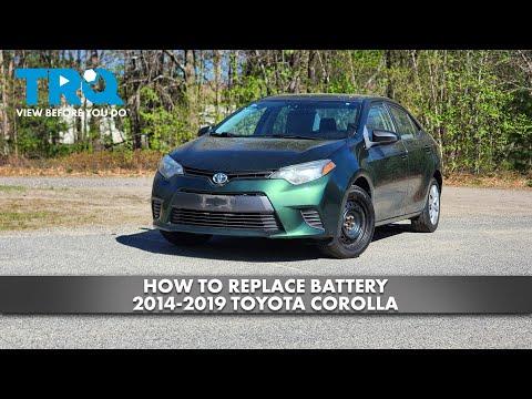 How to Replace the Battery on a 2016 Toyota Corolla