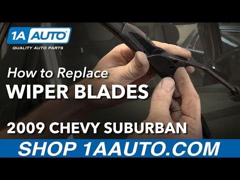 How to Replace Front Windshield Wiper Blades on a 2008 Chevrolet Suburban 1500