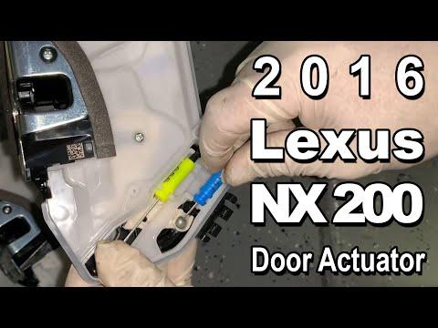 How to Replace the Front Door Lock Actuator on a 2016 Lexus NX200t