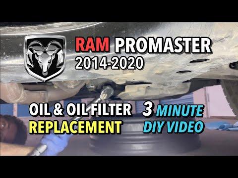 RAM ProMaster Van - Oil &amp; Oil Filter Replacement - 2014-2020