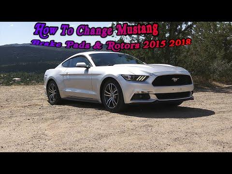 How To Change Mustang Brake Pads &amp; Rotors 2015 2018