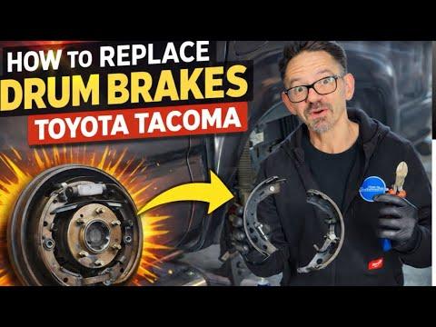 Toyota Tacoma Rear Drum Brake Shoe &amp; Drum Replacement