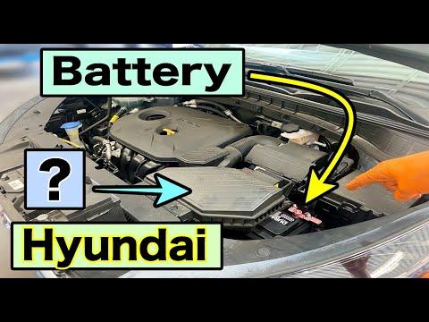 How to Replace the Battery on a 2016-2026 Hyundai Tucson (Engine: Inline 4 2.0L)