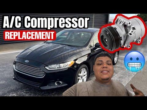 How to Replace a A/C Compressor on a FORD