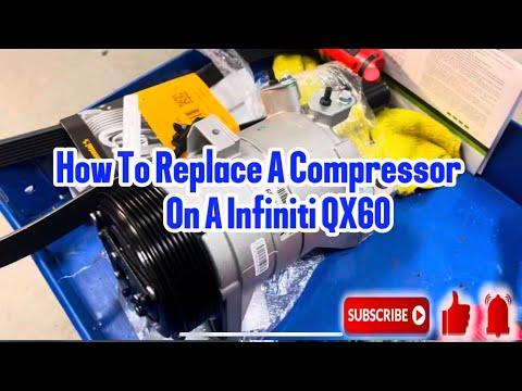 How to Replace the A/C Compressor on a 2016 INFINITI QX60 (R-134a System)