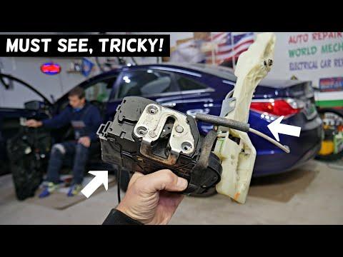 How to Replace the Front Door Lock Actuator (Latch) on a 2016 Hyundai Sonata