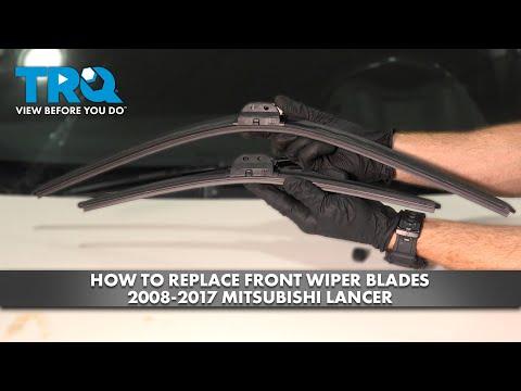 How to Replace Front Windshield Wiper Blades on a 2016 Mitsubishi Lancer