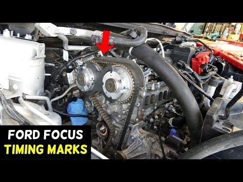 FORD FOCUS TIMING MARKS 2012 2013 2014 2015 2016 2017 2018 Timing Belt