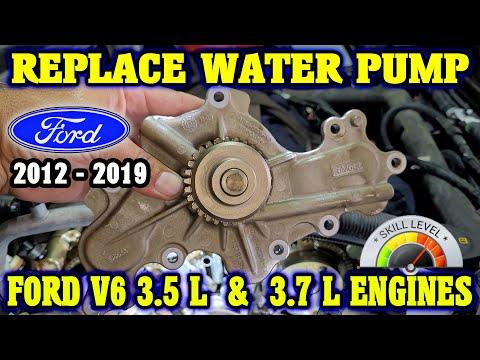 How to Replace the Water Pump on a 2012-2018 Ford Edge 3.5L V6 (Trim: Titanium | Engine: V6 3.5L)