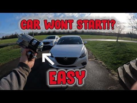 Replacing a STARTER on a 2014-2018 MAZDA 3 (FOR ONLY 63 BUCKS!)