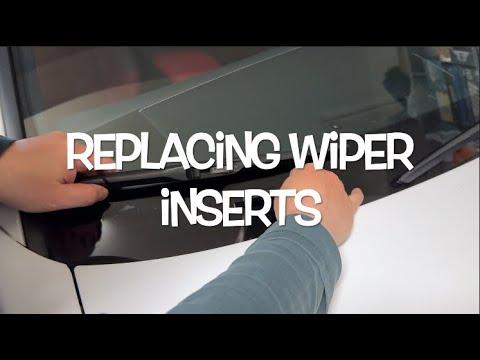 HOW TO CHANGE OEM WIPER BLADE INSERTS ON LEXUS GS (2013-2020) Models