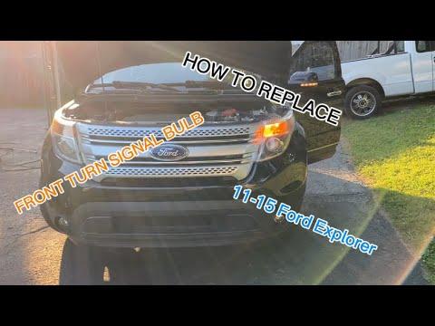 How to replace front turn signal bulb on 2011-2015 Ford Explorer(and installing AUXITO LED’s!)