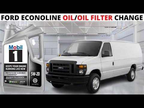 How To Change The Oil And Oil Filter For A Ford Econoline E250 Van (E150, E250, E350) Oil Change