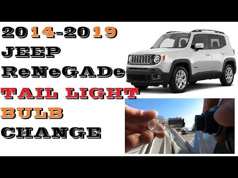 How to Replace Taillight Bulbs on a 2016 Jeep Renegade (Left & Right Rear)