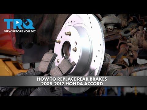 How to Replace Rear Brakes 2008-2012 Honda Accord