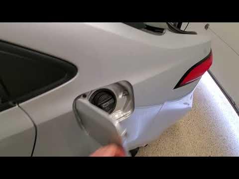 2019, 2020, 2021 &amp; 2022 Toyota Corolla - How To Open Fuel Filler Door, Remove Gas Cap, Release Lever