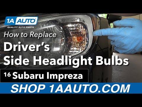 How to Replace Low-Beam Headlight Bulbs (H11) on a 2015 Subaru Impreza