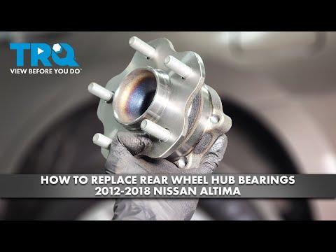 How to Replace Rear Wheel Hub Bearings 2012-2018 Nissan Altima