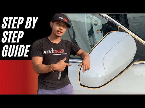 How to replace a 2012-2014 Toyota Camry side view mirror | ReveMoto