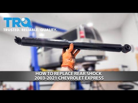 How to Replace Front & Rear Shocks (Not Struts) on a 2016 Chevrolet Express 3500
