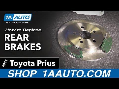 How to Replace Rear Brake Pads on a 2016 Toyota Prius